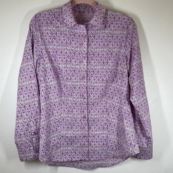 Dover Saddlery Light Purple Riding Shirt Women's Medium Poly/Spandex Violet - Picture 2 of 9